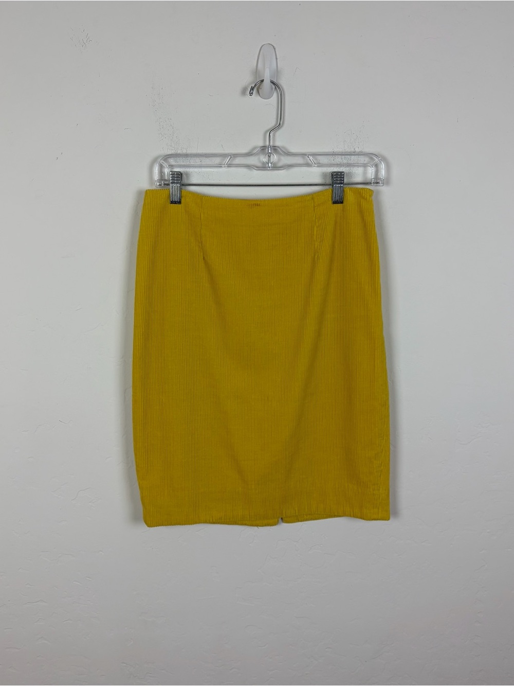 Anthropologie Maeve Corduroy Mini Skirt in Yellow